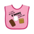 thumbnail image 1 of Inktastic I Love Nothing S'more Than Camping Boys or Girls Baby Bib, 1 of 4