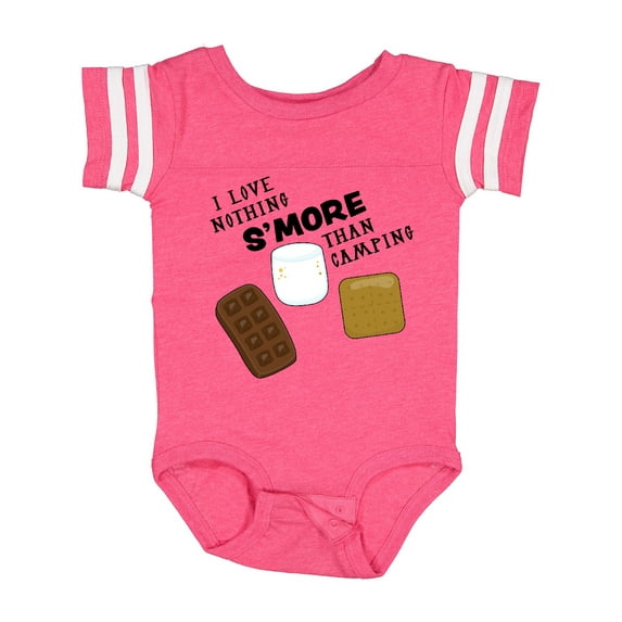 Inktastic I Love Nothing S'more Than Camping Boys or Girls Baby Bodysuit
