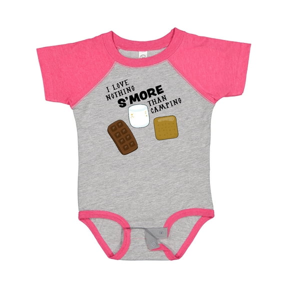 Inktastic I Love Nothing S'more Than Camping Boys or Girls Baby Bodysuit