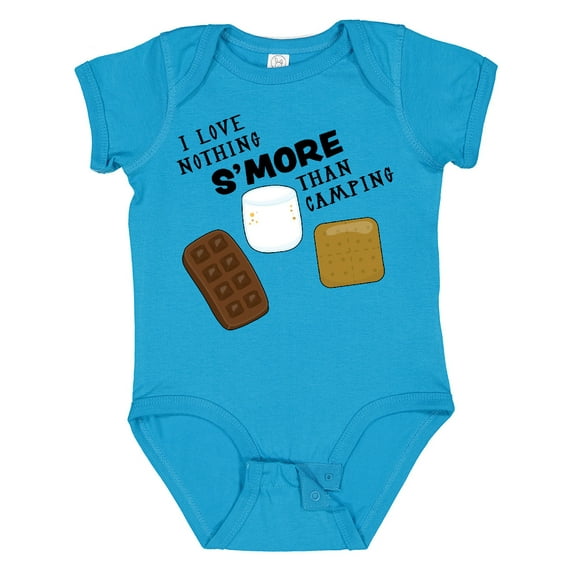 Inktastic I Love Nothing S'more Than Camping Boys or Girls Baby Bodysuit
