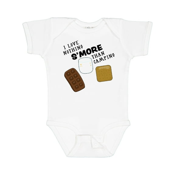 Inktastic I Love Nothing S'more Than Camping Boys or Girls Baby Bodysuit