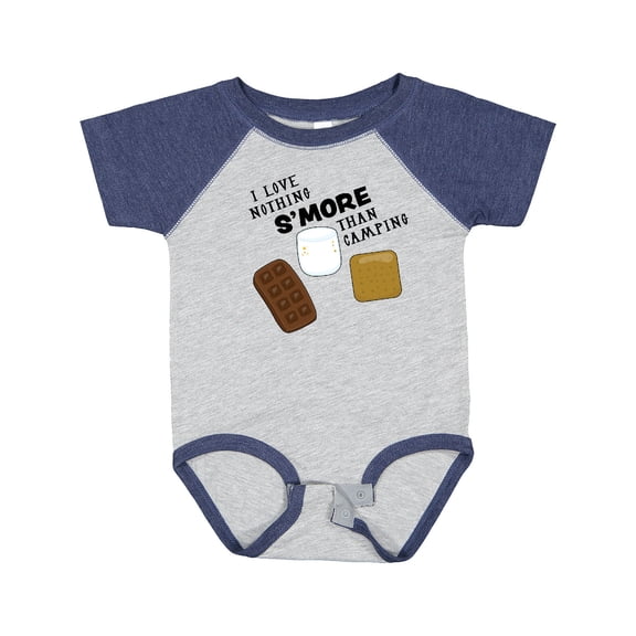 Inktastic I Love Nothing S'more Than Camping Boys or Girls Baby Bodysuit