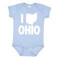 thumbnail image 1 of Inktastic I Love Ohio with State Silhouette Boys or Girls Baby Bodysuit, 1 of 5