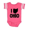 thumbnail image 1 of Inktastic I Love Ohio with State Silhouette Boys or Girls Baby Bodysuit, 1 of 5