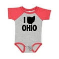 thumbnail image 1 of Inktastic I Love Ohio with State Silhouette Boys or Girls Baby Bodysuit, 1 of 5