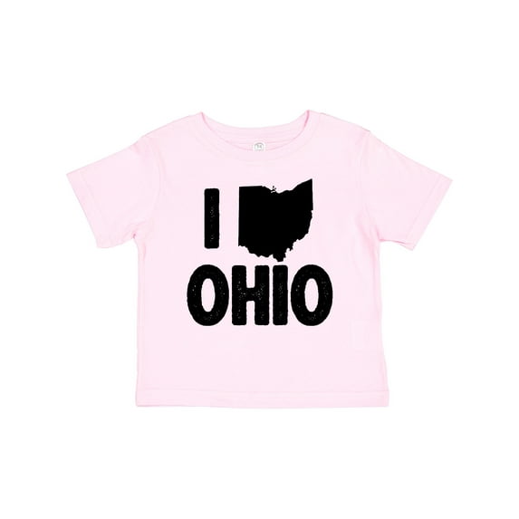 Inktastic I Love Ohio with State Silhouette Boys or Girls Baby T-Shirt