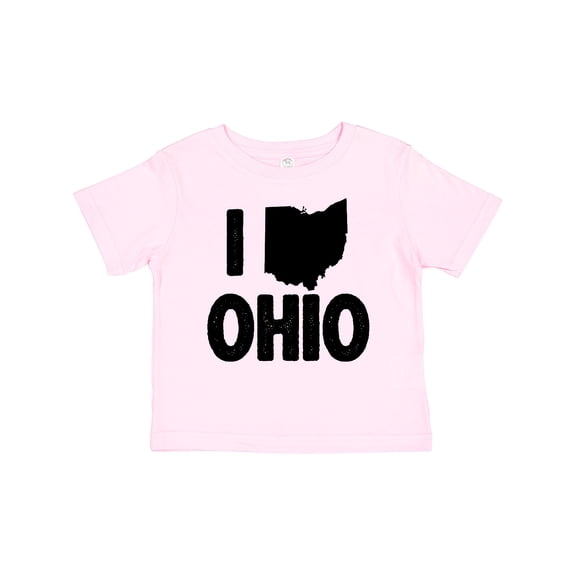 Inktastic I Love Ohio with State Silhouette Boys or Girls Baby T-Shirt