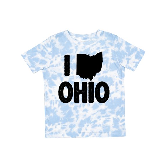 Inktastic I Love Ohio with State Silhouette Boys or Girls Toddler T-Shirt
