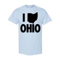 thumbnail image 1 of Inktastic I Love Ohio with State Silhouette T-Shirt, 1 of 5