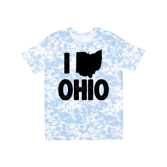 Inktastic I Love Ohio with State Silhouette T-Shirt