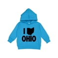 thumbnail image 1 of Inktastic I Love Ohio with State Silhouette Toddler Hoodie, 1 of 4