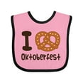 thumbnail image 1 of Inktastic I Love Oktoberfest Boys or Girls Baby Bib, 1 of 4