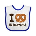 thumbnail image 1 of Inktastic I Love Oktoberfest Boys or Girls Baby Bib, 1 of 4
