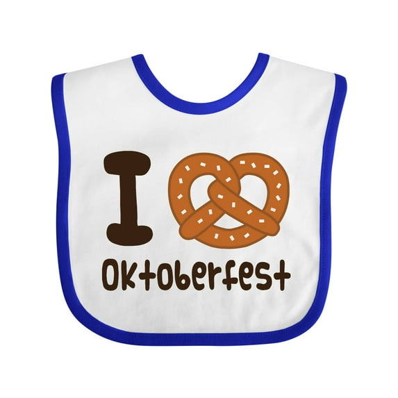Inktastic I Love Oktoberfest Boys or Girls Baby Bib