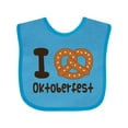 thumbnail image 1 of Inktastic I Love Oktoberfest Boys or Girls Baby Bib, 1 of 4