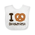 thumbnail image 1 of Inktastic I Love Oktoberfest Boys or Girls Baby Bib, 1 of 4