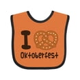 thumbnail image 1 of Inktastic I Love Oktoberfest Boys or Girls Baby Bib, 1 of 4
