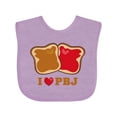 thumbnail image 1 of Inktastic I Love Pbj 2 Boys or Girls Baby Bib, 1 of 4