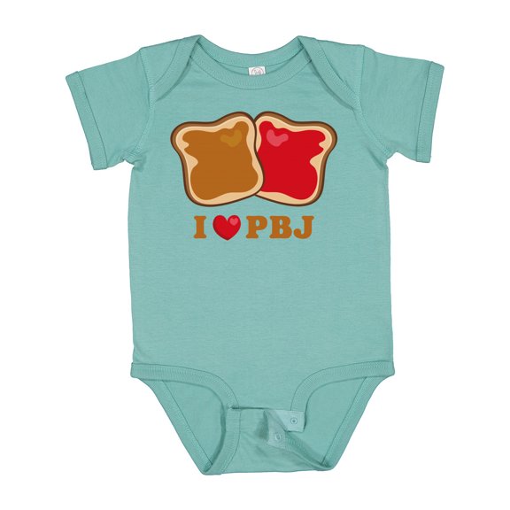 Inktastic I Love Pbj 2 Boys or Girls Baby Bodysuit