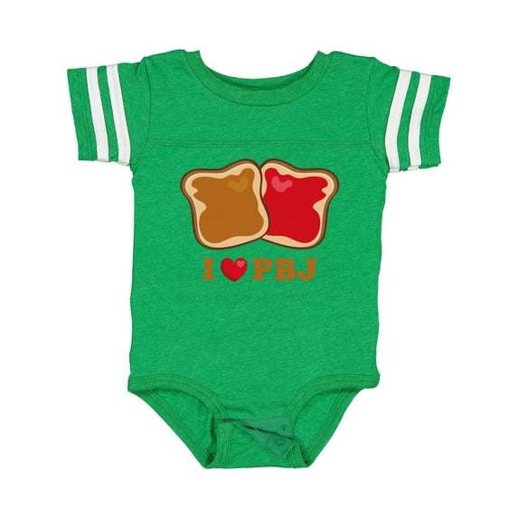 Inktastic I Love Pbj 2 Boys or Girls Baby Bodysuit