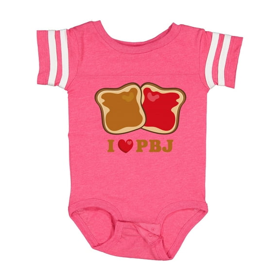 Inktastic I Love Pbj 2 Boys or Girls Baby Bodysuit