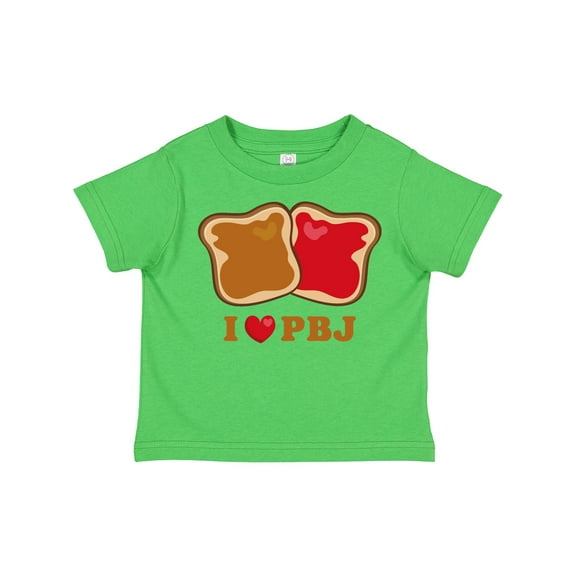 Inktastic I Love PBJ 2 Boys or Girls Toddler T-Shirt