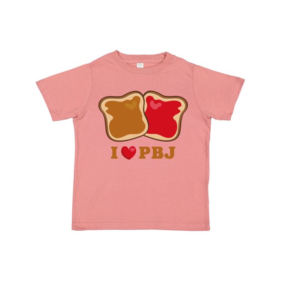 Inktastic I Love PBJ 2 Boys or Girls Toddler T-Shirt