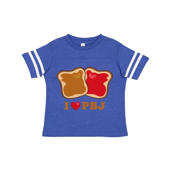 Inktastic I Love PBJ 2 Boys or Girls Toddler T-Shirt