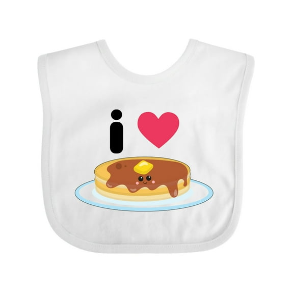 Inktastic I Love Pancakes Boys or Girls Baby Bib