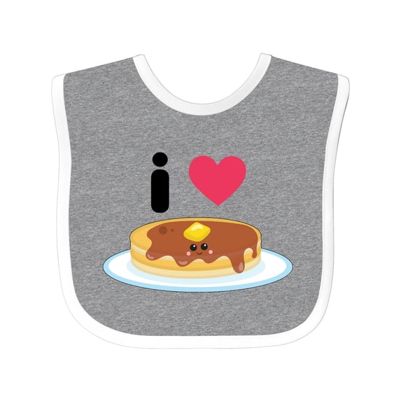 Inktastic I Love Pancakes Boys or Girls Baby Bib
