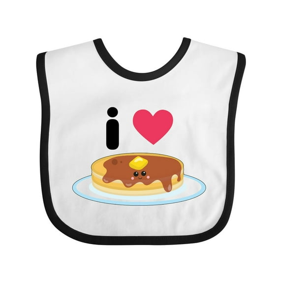 Inktastic I Love Pancakes Boys or Girls Baby Bib