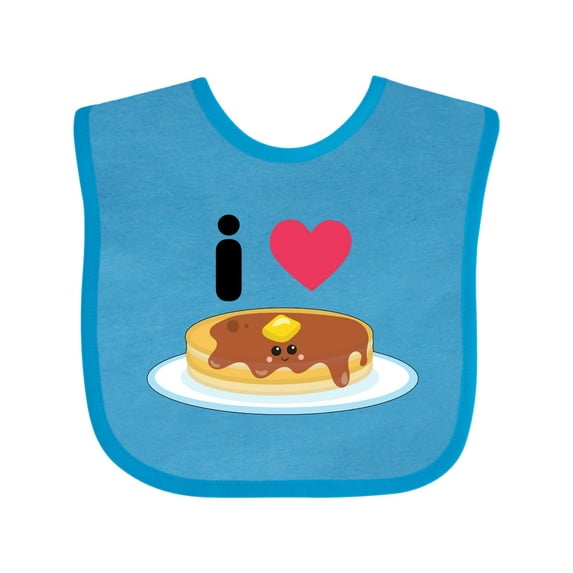 Inktastic I Love Pancakes Boys or Girls Baby Bib