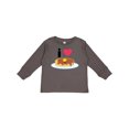 thumbnail image 1 of Inktastic I Love Pancakes Boys or Girls Long Sleeve Toddler T-Shirt, 1 of 5