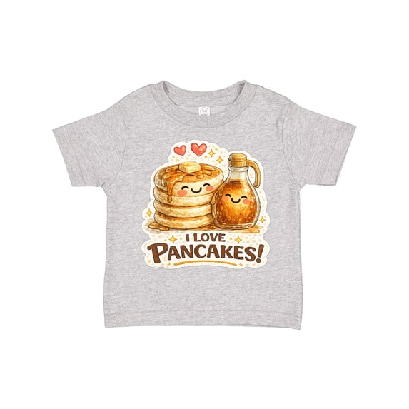 Inktastic I Love Pancakes Boys or Girls Toddler T-Shirt