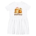 thumbnail image 1 of Inktastic I Love Pancakes Girls Toddler Dress, 1 of 5