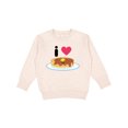 thumbnail image 1 of Inktastic I Love Pancakes Toddler Sweatshirt, 1 of 4
