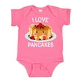 thumbnail image 1 of Inktastic I Love Pancakes with Cute Stack of Pancakes Boys or Girls Baby Bodysuit, 1 of 5