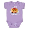 thumbnail image 1 of Inktastic I Love Pancakes with Cute Stack of Pancakes Boys or Girls Baby Bodysuit, 1 of 5