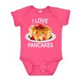 thumbnail image 1 of Inktastic I Love Pancakes with Cute Stack of Pancakes Boys or Girls Baby Bodysuit, 1 of 5