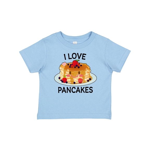 Inktastic I Love Pancakes with Cute Stack of Pancakes Boys or Girls Baby T-Shirt