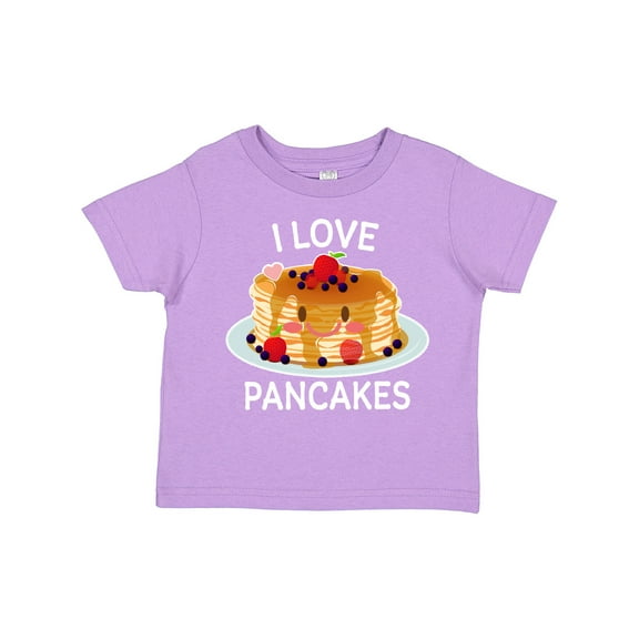 Inktastic I Love Pancakes with Cute Stack of Pancakes Boys or Girls Toddler T-Shirt