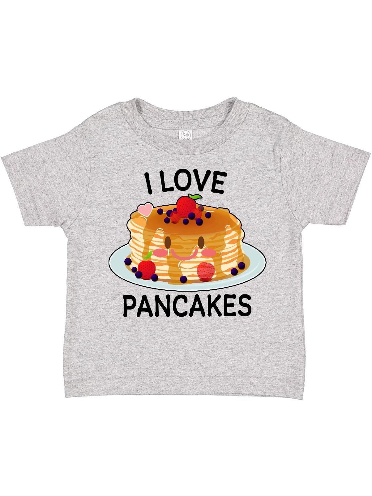 Inktastic I Love Pancakes with Cute Stack of Pancakes Boys or Girls Toddler TShirt