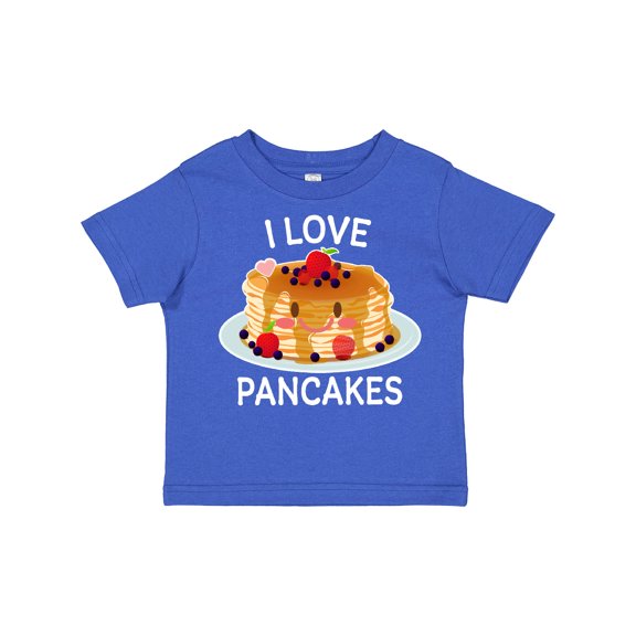 Inktastic I Love Pancakes with Cute Stack of Pancakes Boys or Girls Toddler T-Shirt
