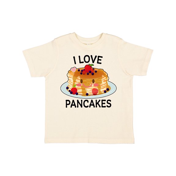 Inktastic I Love Pancakes with Cute Stack of Pancakes Boys or Girls Toddler T-Shirt