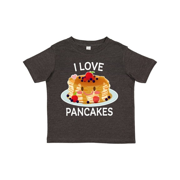 Inktastic I Love Pancakes with Cute Stack of Pancakes Boys or Girls Toddler T-Shirt