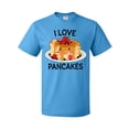 thumbnail image 1 of Inktastic I Love Pancakes with Cute Stack of Pancakes T-Shirt, 1 of 5