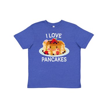 Inktastic I Love Pancakes With Cute Stack Of Pancakes Baby T-Shirt Children Food