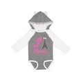 thumbnail image 1 of Inktastic I Love Paris Eiffel Tower Girls Long Sleeve Baby Bodysuit, 1 of 5
