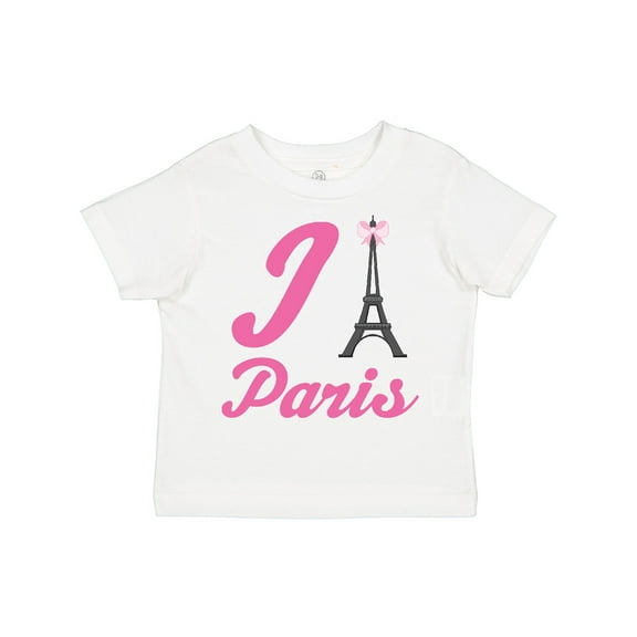 Inktastic I Love Paris Eiffel Tower Girls Toddler T-Shirt