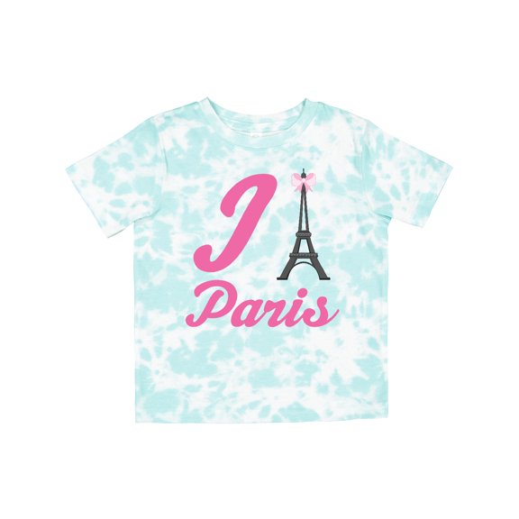 Inktastic I Love Paris Eiffel Tower Girls Toddler T-Shirt